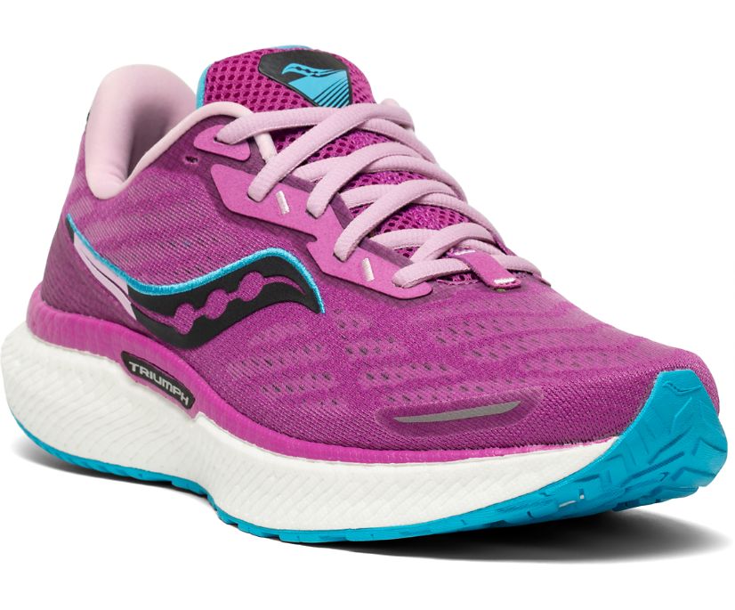 Saucony Triumph 19 Women's Running Shoes Purple | AU 205VRWD